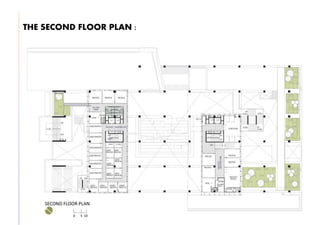THE SECOND FLOOR PLAN :
 