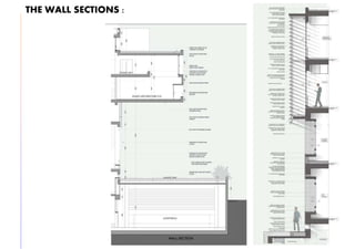 THE WALL SECTIONS :
 