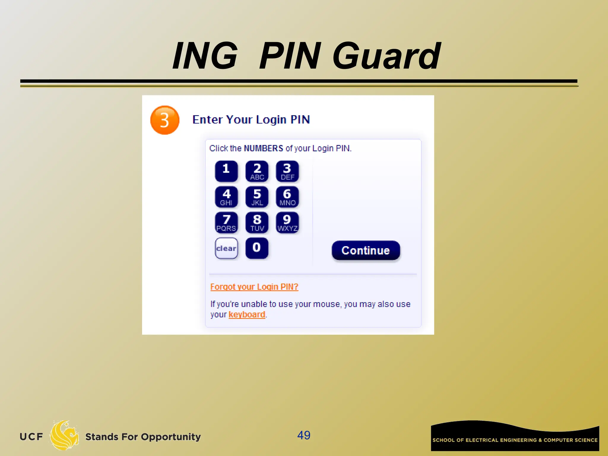 49
ING PIN Guard
 