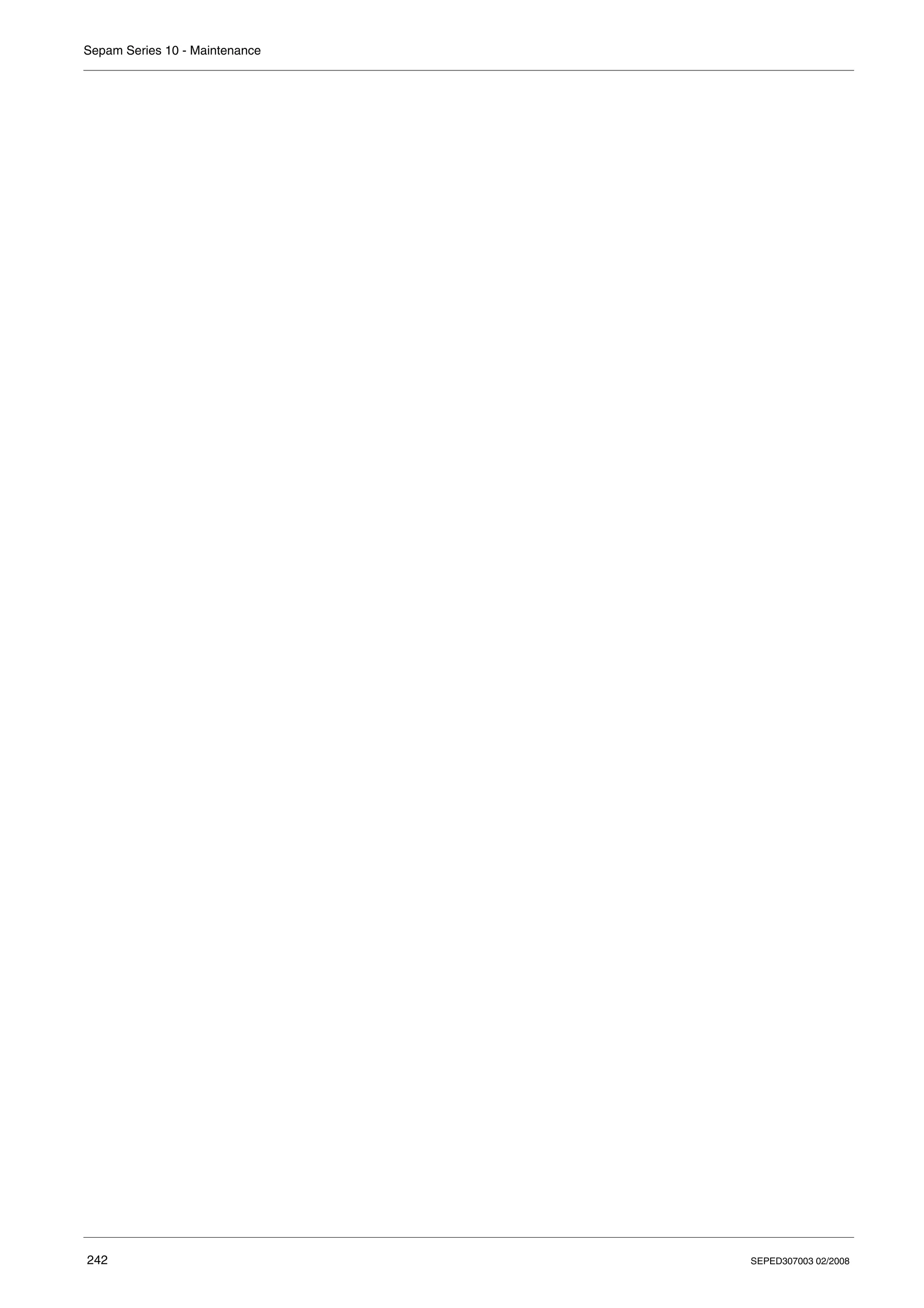Sepam Series 10 - Maintenance
242 SEPED307003 02/2008
 