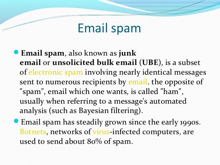 What Is Spam