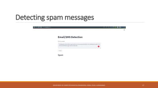 Spam email detection using machine learning PPT.pptx