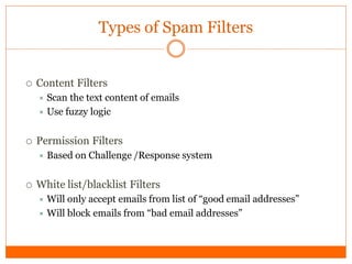Spam Filtering | PPT