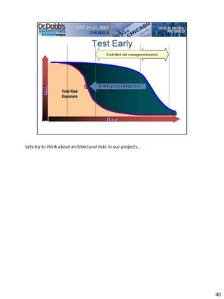 Lets try to think about architectural risks in our projects…




                                                               40
 