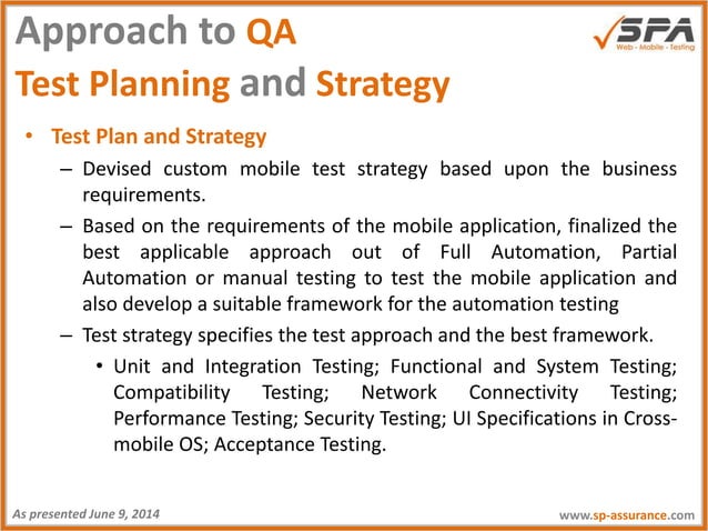 Mobile App Testing Strategy Pptx Mobile App Testing Strategy Pptx