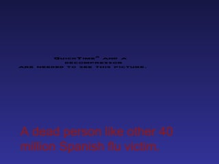 A dead person like other 40 million Spanish flu victim. 