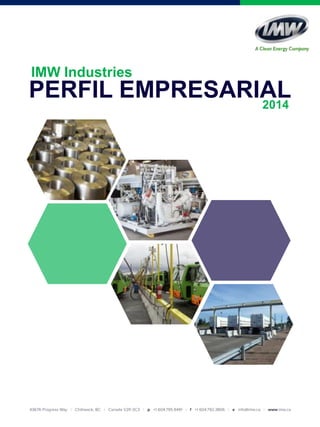 PERFIL EMPRESARIAL2014
IMW Industries
 
