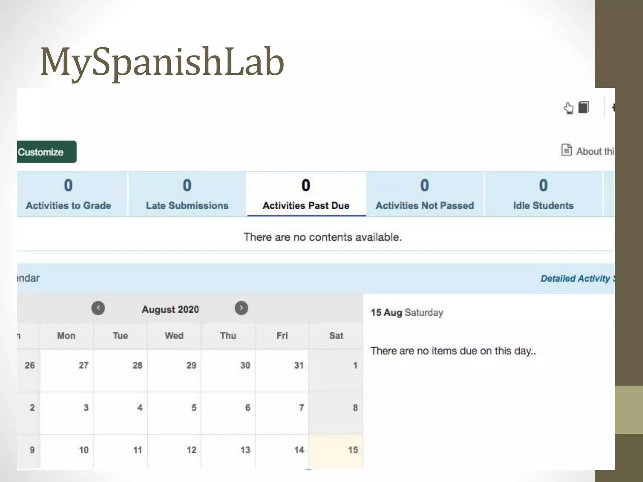 MySpanishLab
 