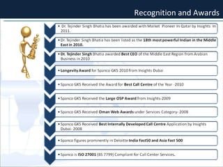 Recognition and Awards 