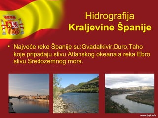 Spanija prezentacija geografija 6. razred | PPT