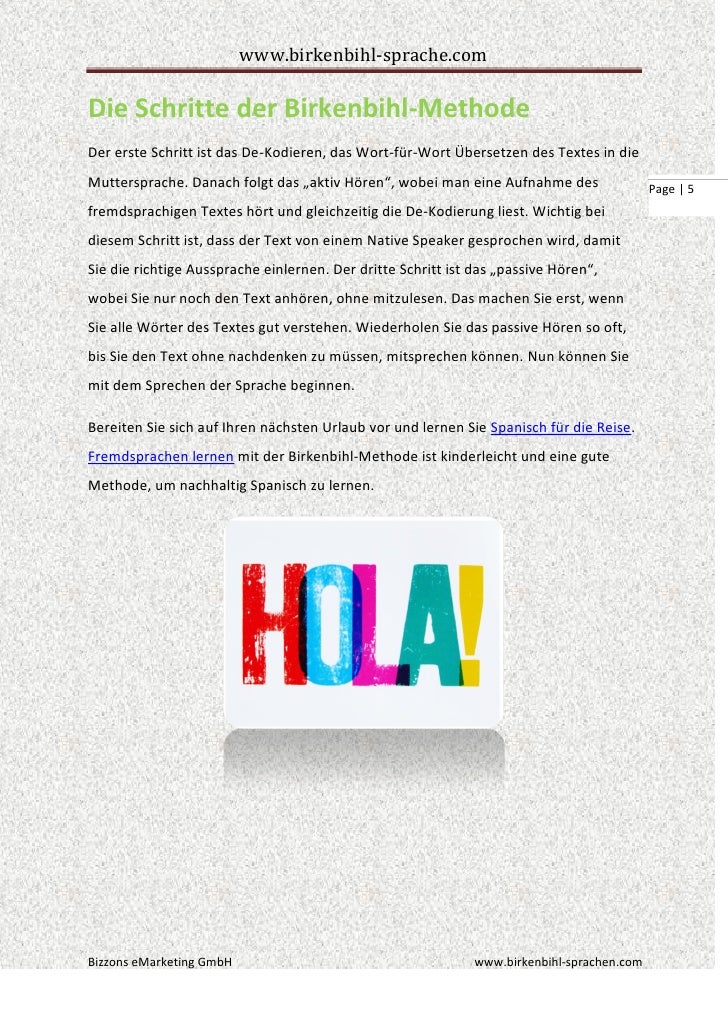 Spanisch Fuer Die Reise