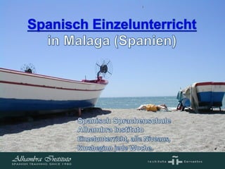 Spanisch Einzelunterricht Sprachenschule  Alhambra Instituto In Málaga, Spanien 