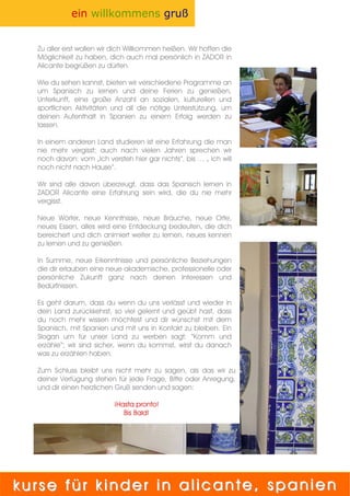 Kindercamps in Spanien 2009