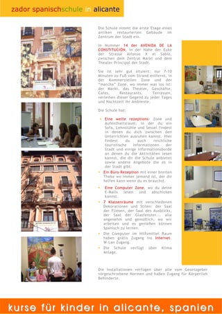 Kindercamps in Spanien 2009