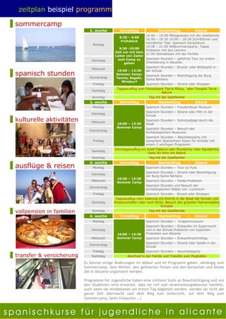 Tenniscamp in Spanien für Jugendliche