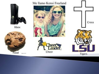 Me llamo Kensi Freeland
Xbox
Cross
Food Cheer
Tigers
 