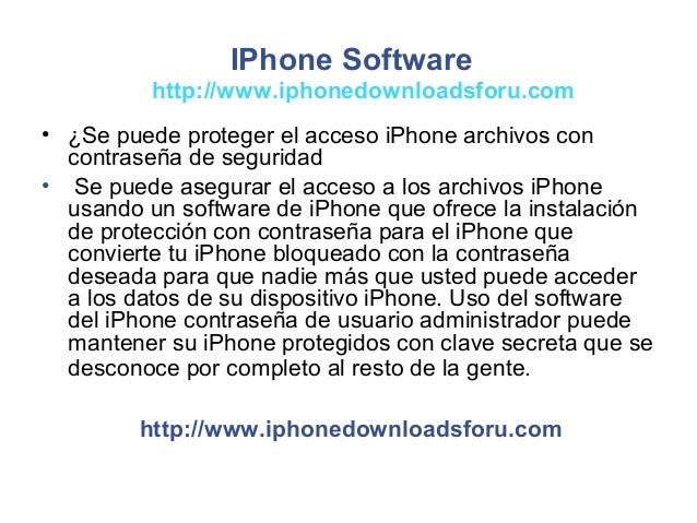 IPhone Software