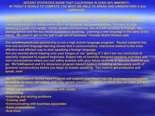 Learn to Speak Spanish...The Immersion way! | PPT