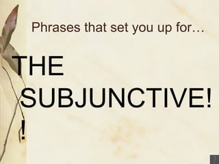 Phrases that set you up for… ,[object Object]