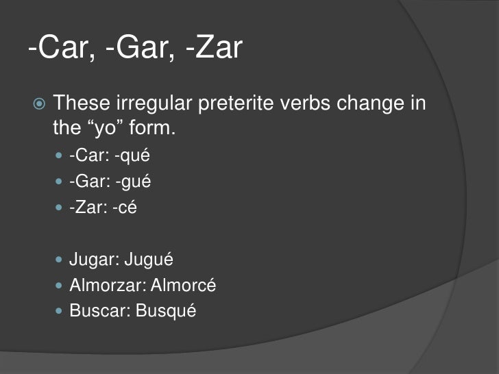 Spanish 3 Grammar
