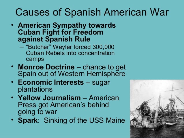 Cause Of The Spanish American War