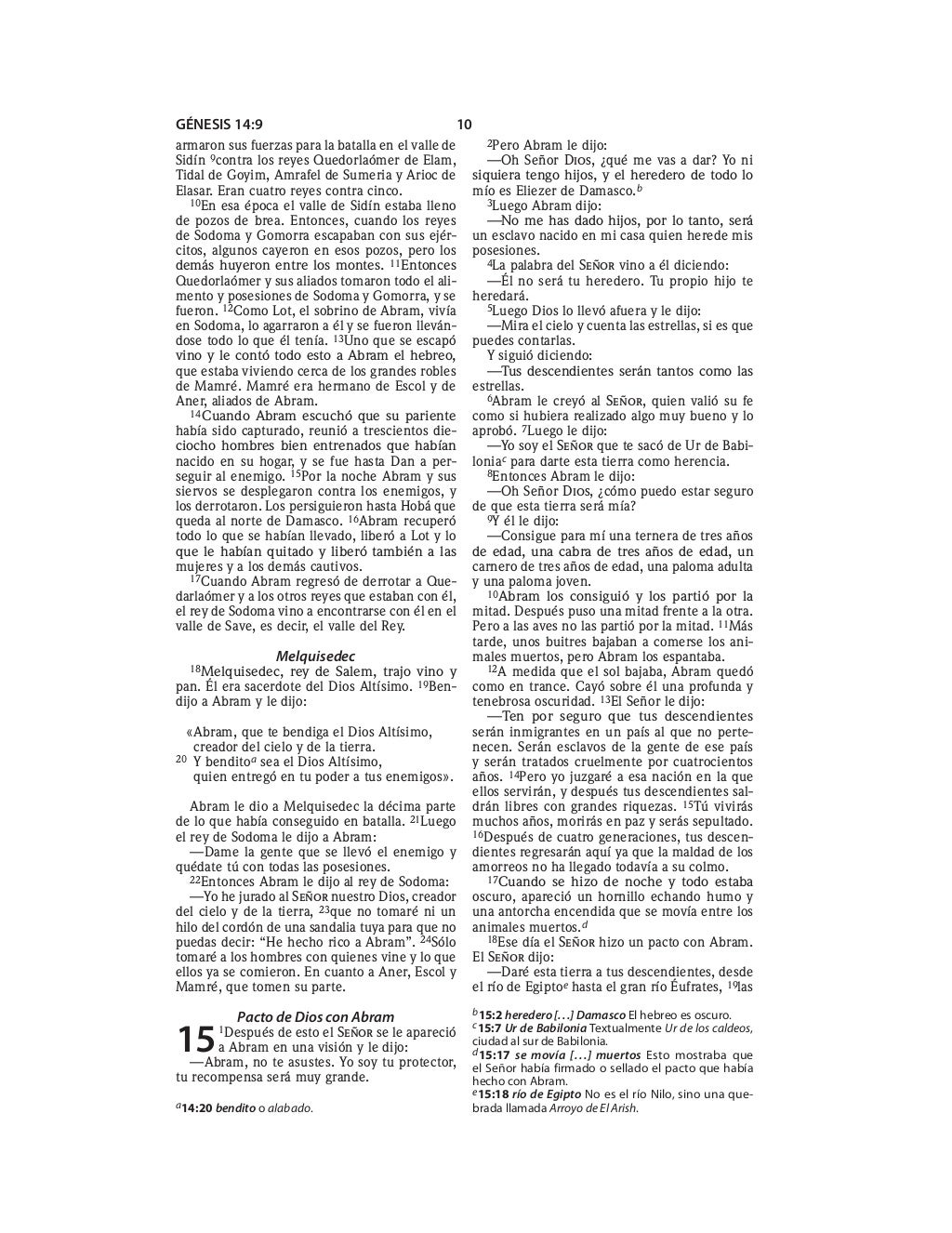 Spanish bible old testament