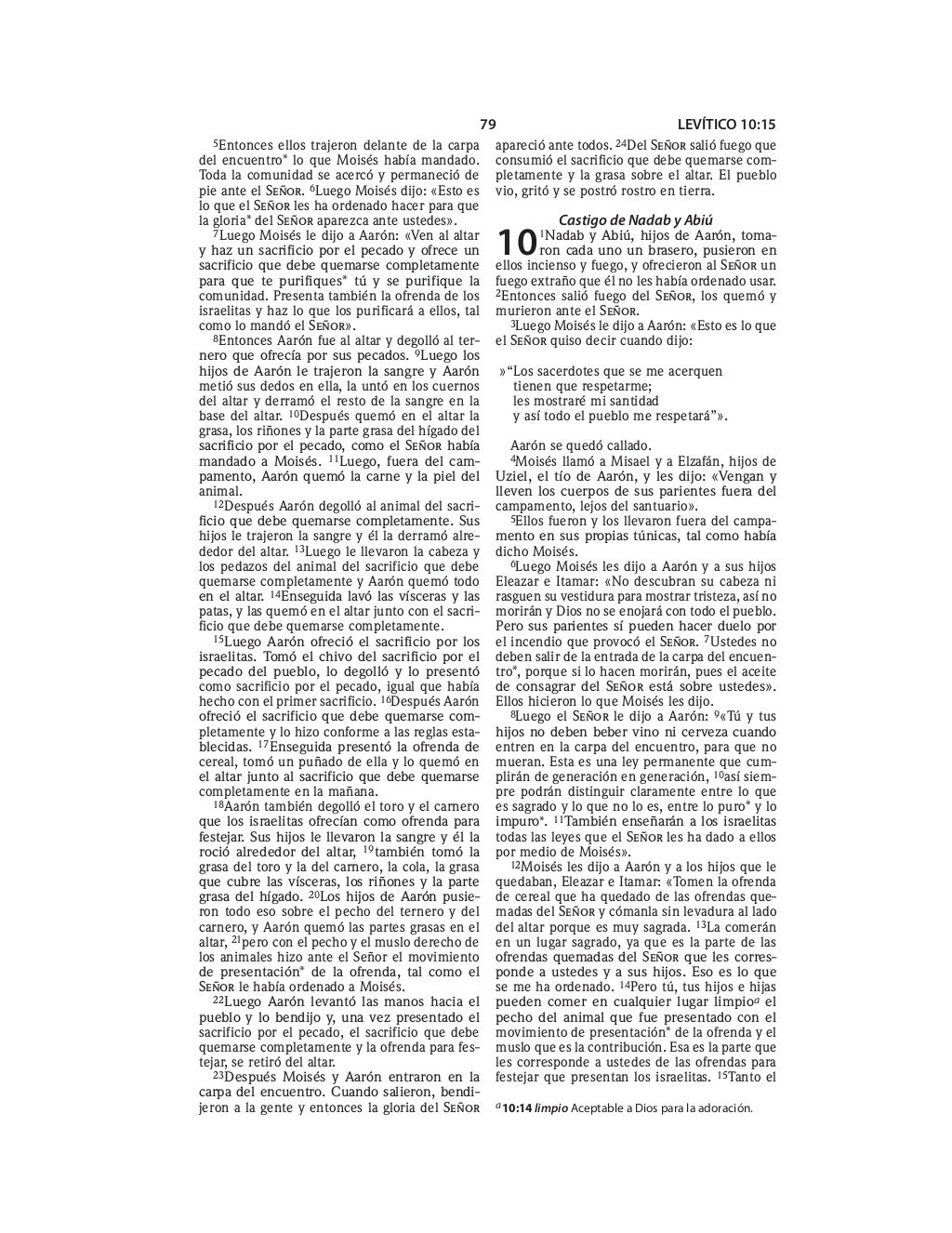 Spanish bible old testament