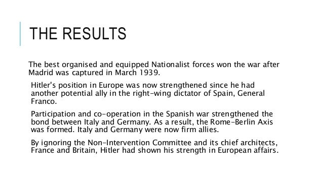 Powerpoint Presentation About The Spanish Civil War