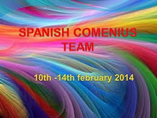 Spanish comenius team Madrid