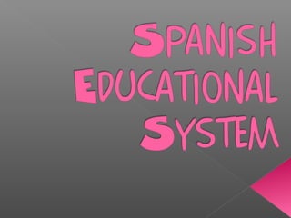 Spanish  educational system