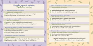 44 45
1. Habla honestamente con tu hijo/a.
Talk honestly with your child.
🌿️
Dilo con palabras sencillas: nos mudamos a un nuevo lugar.
🌿Say in simple words: we are moving to a new place.
2. No digas que todo será fácil.
Don’t say it will be easy.
🌿️
Mejor di: «A veces será difícil, pero estamos juntos».
🌿️
Better say: “It may be hard sometimes, but we are together.”
3. Permite que tu hijo/a se enfade, se entristezca o llore.
Let your child feel sad or angry.
🌿️
Es normal extrañar a los amigos y el hogar.
🌿 It’s okay to miss friends and home.
4. Prepárense juntos para la mudanza.
Prepare together.
🌿Hagan las maletas juntos. Deja que el niño elija su juguete favorito.
🌿Pack things together. Let your child choose a favorite toy.
5. Haz un calendario o una lista de tareas.
Make a calendar or checklist.
🌿️
Marca los días que faltan. Ayuda a prepararse.
🌿Mark the days before moving. It helps to get ready.
6. Cuéntale cómo será el nuevo lugar.
Talk about the new place.
🌿️
Muestra fotos, vídeos o dibuja un mapa juntos.
🌿Show photos, videos, or draw a map.
7. Cuenten historias sobre los cambios.
Tell stories about changes.
🌿️
Los cuentos de viaje ayudan a no tener miedo a lo nuevo.
🌿 Stories about travel help children feel safe.
8. Repite: «Estaremos juntos — eso es lo más importante».
Repeat: “We will be together — that’s what matters.”
🌿 El niño necesita escuchar esto a menudo.
🌿 Your child needs to hear this often.
🔸El tiempo de preparación es una oportunidad para crecer juntos.
🔸The preparation time is a chance to grow stronger together.
 