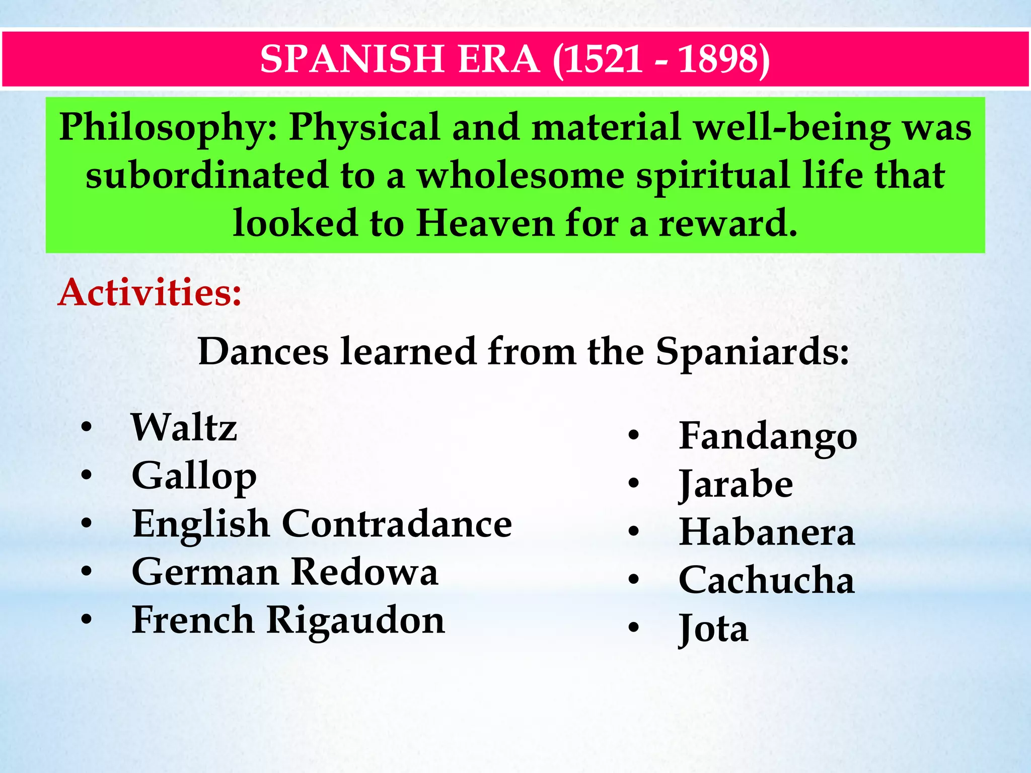 History of Physical Education in the Philippines: Spanish Era | PPTX