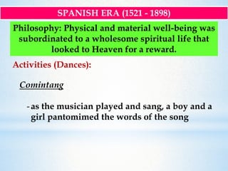 History of Physical Education in the Philippines: Spanish Era | PPTX