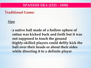 History of Physical Education in the Philippines: Spanish Era | PPTX