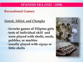 History of Physical Education in the Philippines: Spanish Era | PPTX