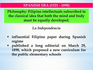 History of Physical Education in the Philippines: Spanish Era | PPTX