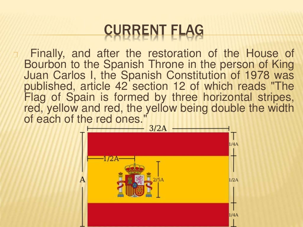 Spanish flag History