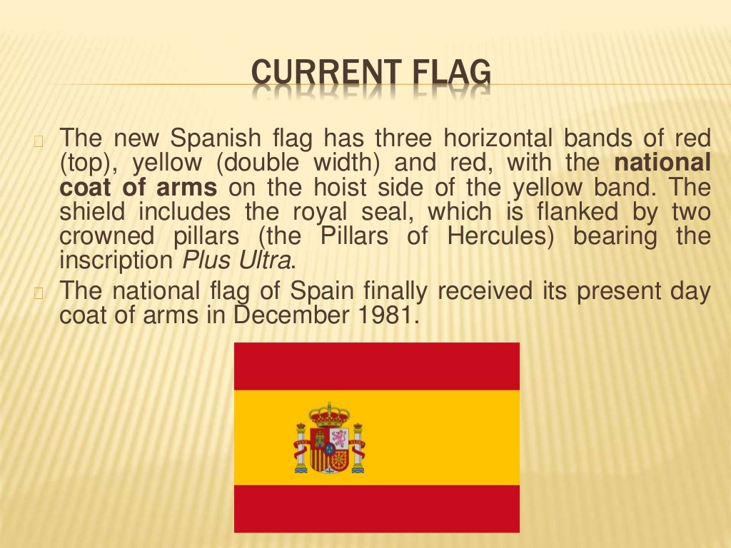 Spanish flag History