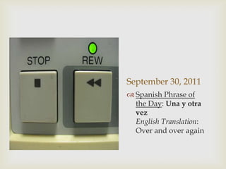 Spanish frases septiembre