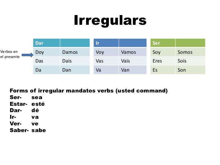 spanish grammer book ustedes form of ser