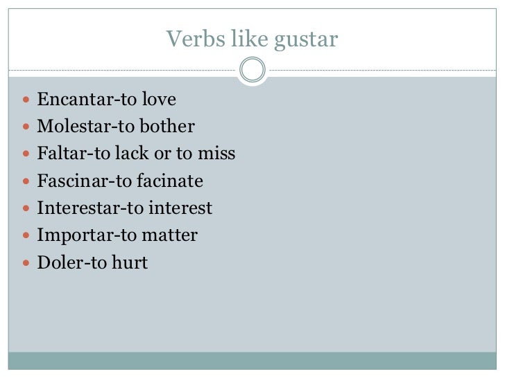 picture Encantar Reflexive Conjugation spanish grammer book 1