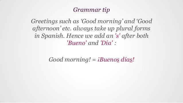Basic Spanish Lesson 1 Introductions Greetings
