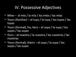Spanish lesson 2 | PPT