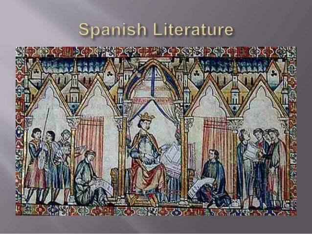 spanish literature presentation literary works of art