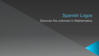 Spanish logos