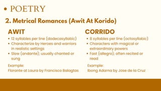 Comprehensive Overview of Philippine Literature During the Spanish ...