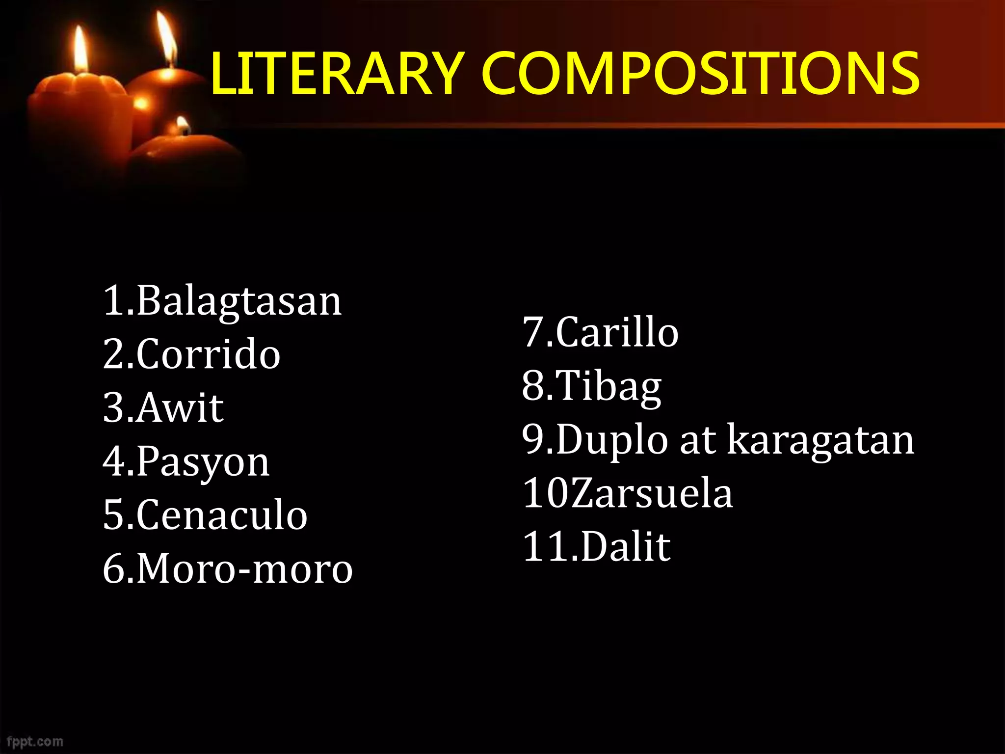 Karagatan Examples Example Of Karagatan In Philippine Literature