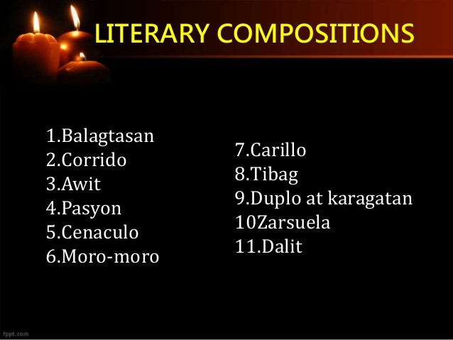  Spanish Period Philippine Literature