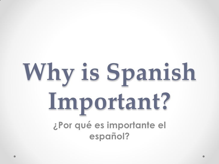 Spanish powerpoint