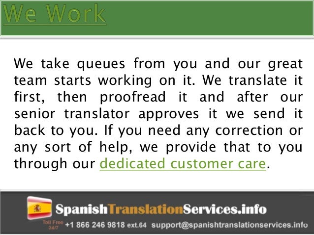Spanish Translation Services